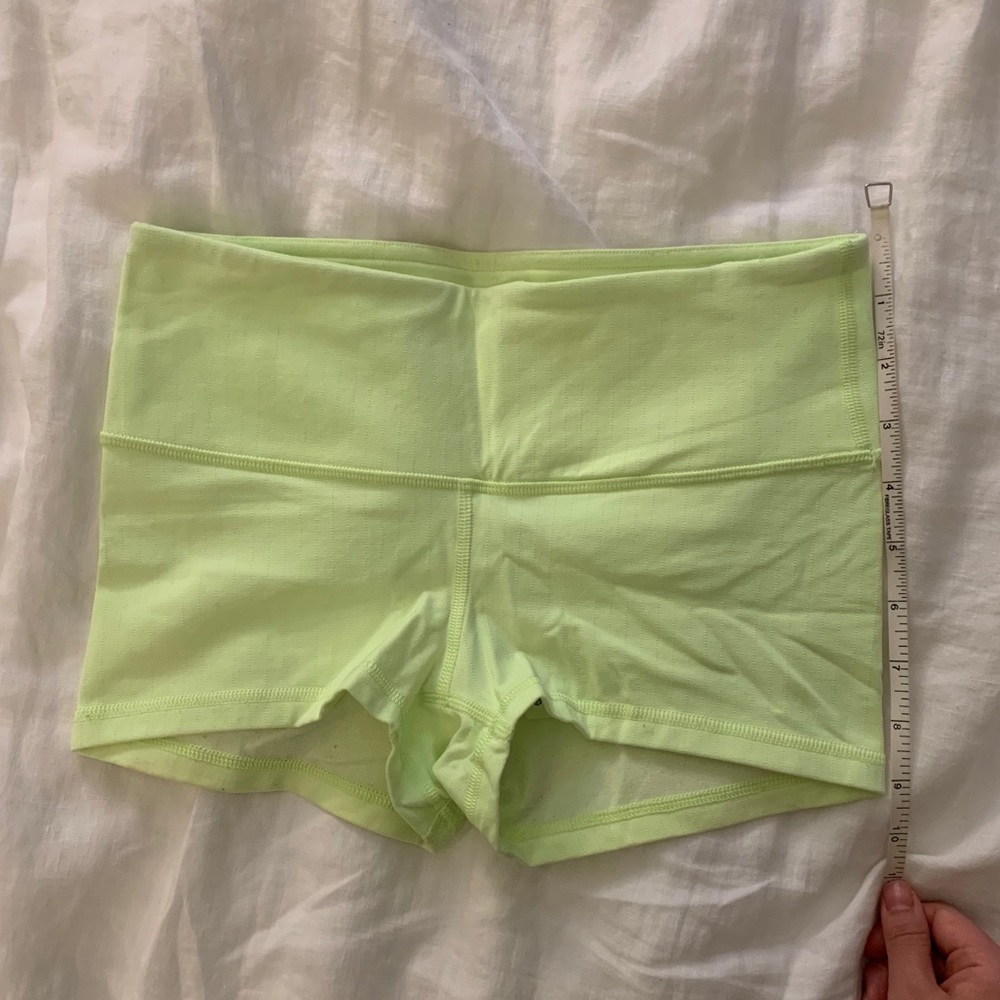 Lululemon Neon Bike Shorts